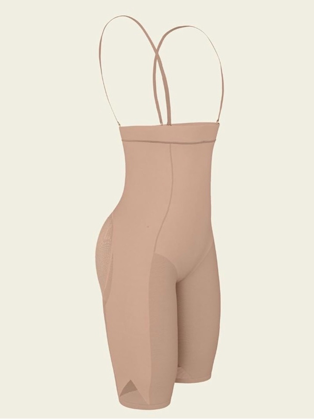 High-Waist Nude Shape-wear Shorts XS-S